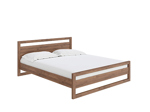 Кровать Кинг Сайз Kvebek - Элегантная кровать из массива дерева с основанием