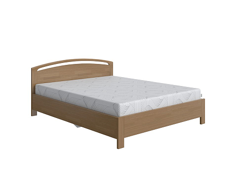 Деревянная кровать Веста 1-R с подъемным механизмом - Современная кровать с изголовьем, украшенным декоративной резкой