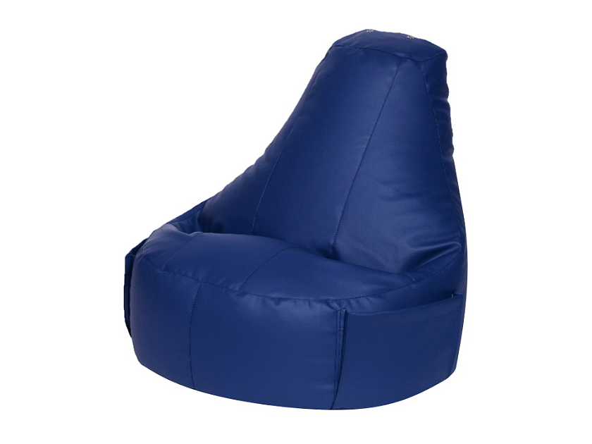 Кресло-мешок Form 90x90 Экокожа Синий - Кресло-мешок с оригинальным дизайном 