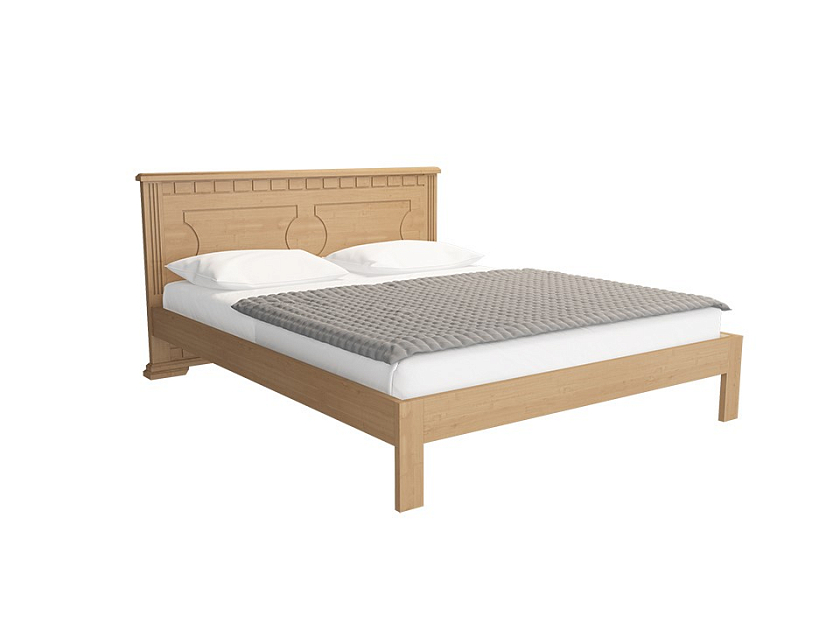 Кровать Milena-М-тахта 180x190 Массив (сосна) Антик - Кровать в классическом стиле из массива.