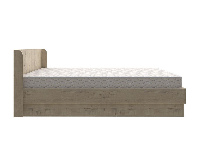 Кровать Practica с подъемным механизмом 120x190 ЛДСП Бунратти - Кровать из ЛДСП с подъемным механизмом в минималистичном дизайне