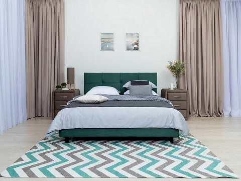 Кровать 160х190 Next Life 1 - Современная кровать в стиле минимализм с декоративной строчкой