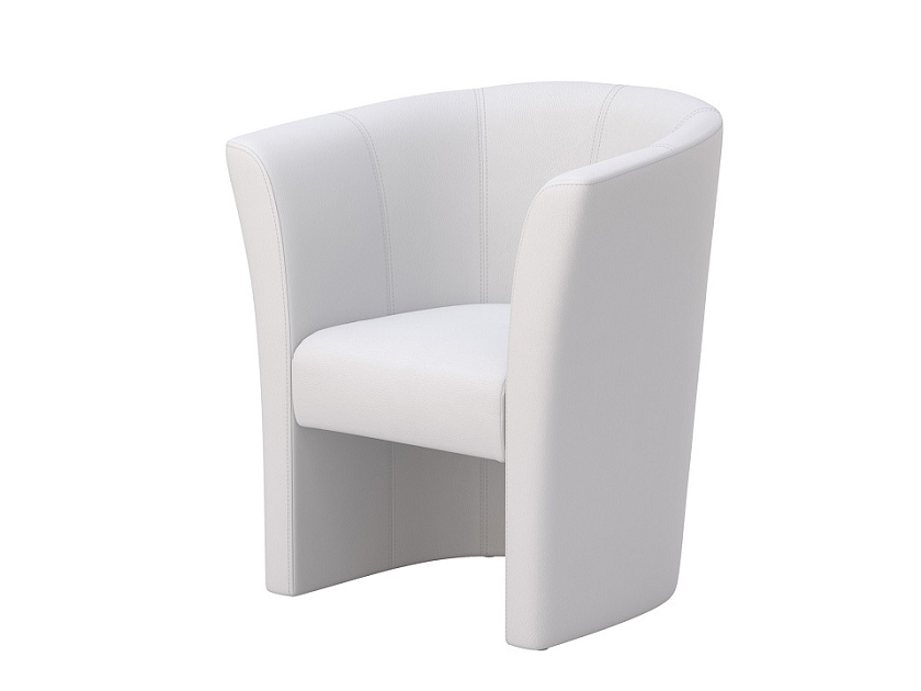 Кресло OrmaSoft 75x75 Экокожа Белый - Мягкое удобное кресло OrmaSoft. 