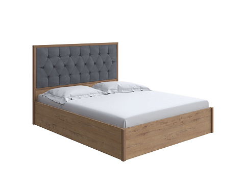 Кровать с мягким изголовьем Vester Lite с подъемным механизмом - Современная кровать с подъемным механизмом