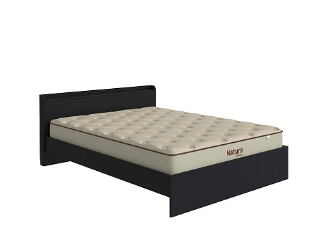 Двуспальная кровать с матрасом Bord - Кровать из ЛДСП в минималистичном стиле.