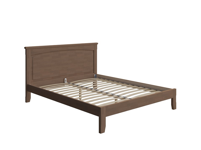 Кровать Marselle-тахта 160x200 Массив (береза) Антик - Деревянная кровать со встроенным основанием